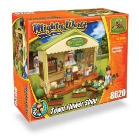 MIGHTY WORLD  Town Life 8620 Flower Shop  NEW  