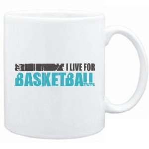  New  I Live For Basketball  Mug Sports