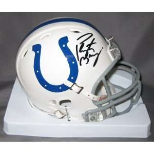  Peyton Manning Autographed Mini Helmet 