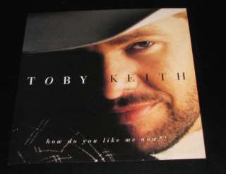 TOBY KEITH HOW DO YOU LIKE ME PROMO ALBUM POSTER FLAT  