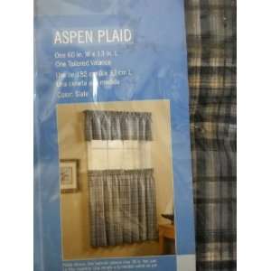  Designables ASPEN PLAID Valance