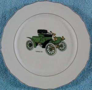 Oldsmobile 1904 car on collector plate  