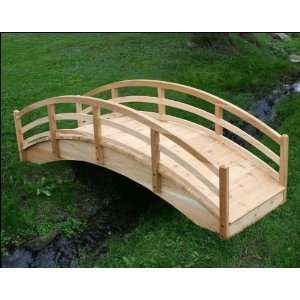    16 Red Cedar Traditional Arched Bridge Patio, Lawn & Garden