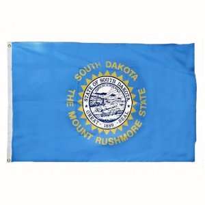  South Dakota Flag 5X8 Foot Nylon