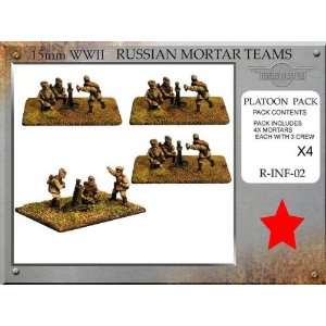   Forged in Battle (15mm WWII) Russian 81mm Mortar Teams Toys & Games