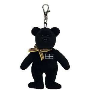  TY Beanie Baby   KERNOW the Bear ( Metal Key Clip   UK 