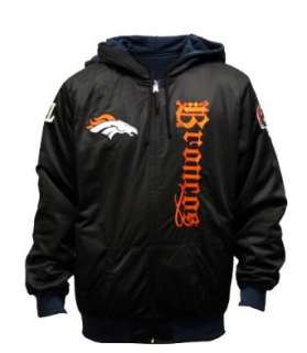  NFL Denver Broncos Heritage Reversible Hooded Sweatshirt 