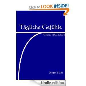 Tägliche Gefühle (German Edition) Jürgen Rabe  Kindle 