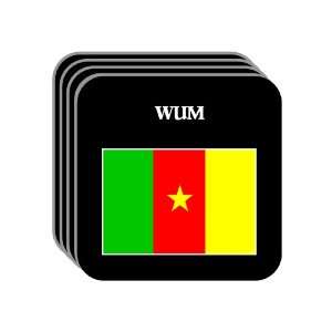  Cameroon   WUM Set of 4 Mini Mousepad Coasters 