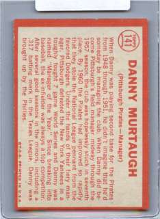 1964 Topps BB #141 Danny Murtaugh Pirates  