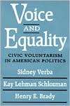 Voice and Equality Civic Voluntarism in American Politics 