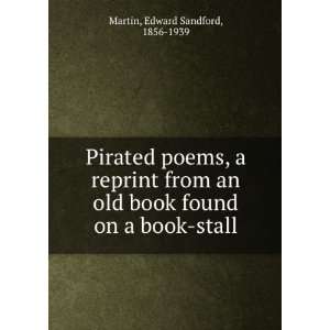  Pirated poems, a reprint from an old book found on a book 