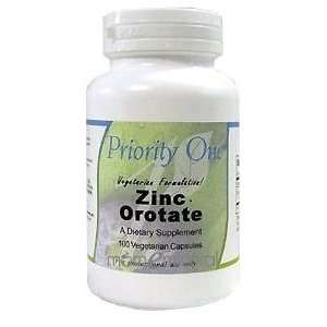  Priority One Vitamins   Zinc Orotate 100 caps [Health and 