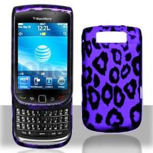  Cuffu   Purple Leopard   BlackBerry 9800 Torch Case Cover 