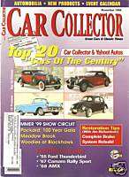 NOVEMBER 1999 CAR COLLECTOR CAR CLASSICS 1955 FORD THUNDERBIRD MEADOW 