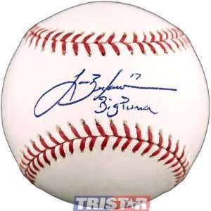 Lance Berkman Autographed ML Baseball Inscribed Big Puma  