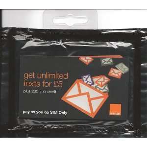   Orange UK SIM Card with £20 of call credit Cell Phones & Accessories