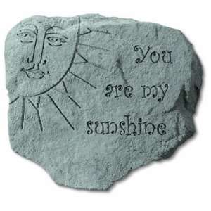  Garden Accent Memorial Stone You are my sunshine 92320