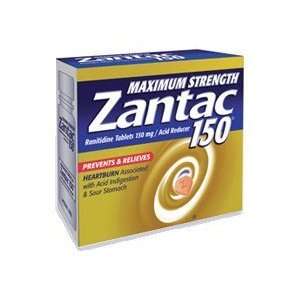  Zantac 150 Tablets Cool Mint, 24 Count Package Health 
