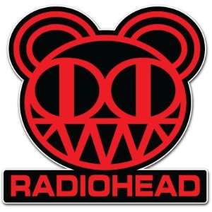  Radiohead Rock Band Car Bumper Sticker Decal 4.5x4.5 