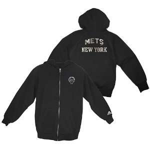 New York Mets Youth Team Vintage Zip Hood by adidas