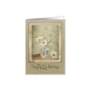  97th birthday daisy bouquet vintage Card Toys & Games