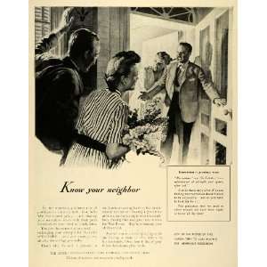  1942 Ad World War II Rationing United States Playing Card 