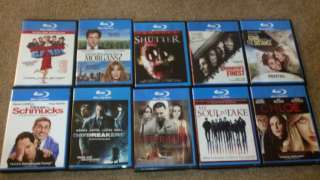 LOT OF 31 BLURAY DISC MOVIES, HORROR,COMEDY, DRAMA, ACTION USED LIKE 