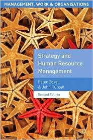 Strategy and Human Resource Management, (140399210X), Peter Boxall 