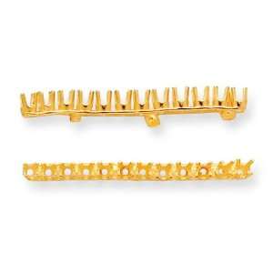  14K Gold Strip Setting 2.9x41.1mm