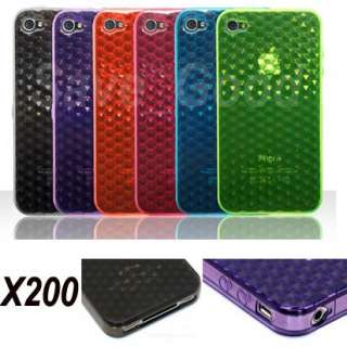 200X TPU Silicone Soft Case Cover for Apple iPhone 4  