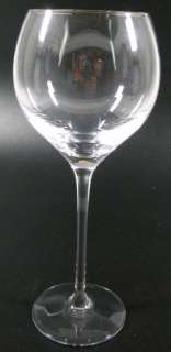 Lenox Crystal Solitaire Water Goblet Platinum Trim  