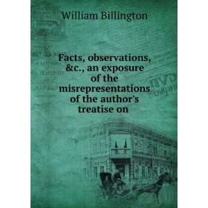   of the authors treatise on . William Billington Books