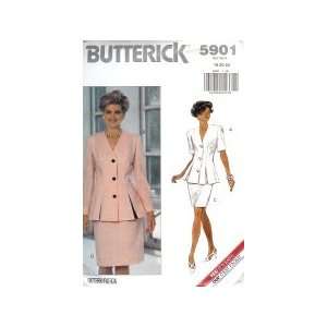   PETITE TOP & SKIRT   SUIT   SIZES 18 20 22 BUTTERICK EASY PATTERN 5901