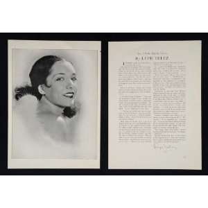 1930 Lupe Voulez Actor Movie Silent Film Star Print   Original Print