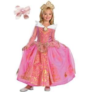   Beauty Princess Dress Up Costume Size 4 6 and Hair Bow Toys & Games