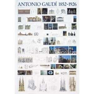 Antonio Gaudi   Collage 1852 1926