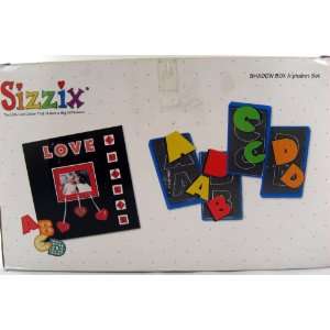  Shadow Box Alphabet Set   Sizzix Arts, Crafts & Sewing