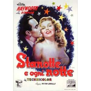  Tonight and Every Night (1945) 27 x 40 Movie Poster 