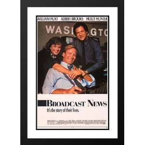 Broadcast News 20x26 Framed and Double Matted Movie Poster 