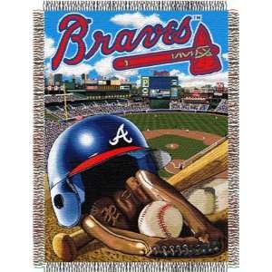 Atlanta Braves Major League Baseball Woven Tapestry Throws