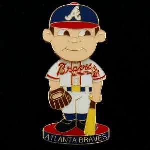  Atlanta Braves Bobblehead Baseball Player Pin Sports 