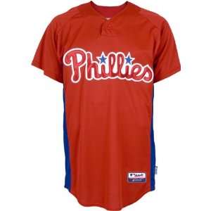 Philadelphia Phillies Youth 2010 Authentic Cool Base BP Jersey  