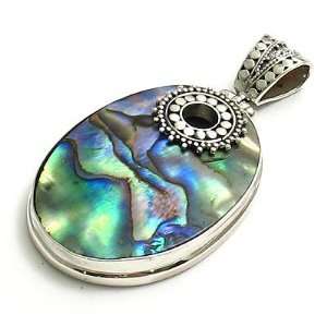  Abalone Fancy Oval Pendant 