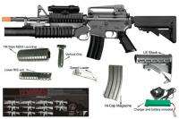   M4 w/M203 AEG Full & Simi Auto Electric Airsoft Assault Rifle  