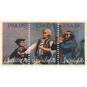  Spirit of 76 Set of 3 x 13 Cent US Postage Stamps NEW 