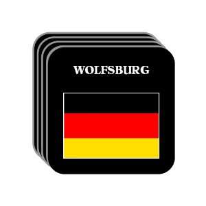  Germany   WOLFSBURG Set of 4 Mini Mousepad Coasters 