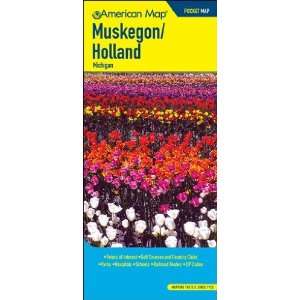   Map 628755 Muskegon And Holland, Michigan Pocket Map