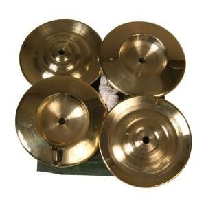  Belly Dance Finger Cymbals, Polished Musical Instruments