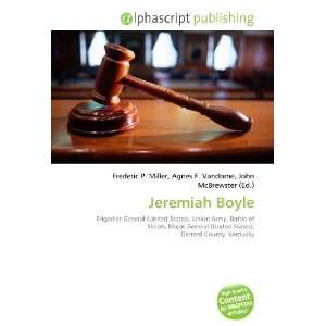  Jeremiah Boyle (9786133892057) Books